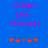 Blue background with pink text 'Dillon Lee Michael' and five pixelated symbols below, two versions of the symbol sequence differ in one central purple symbol.