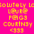Pixelated yellow text on bright pink background with orange rectangular overlays, displaying repeated names and symbols in a