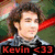 Four distinct images arranged in a : three portraits of young men with text labels and one monogram logo, all rendered in low-resolution pixel art style