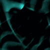 Four- of teal and black abstract motion patterns with flowing, wave-like textures and subtle light variations