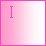 A four-quadrant with pink and white gradient backgrounds, displaying the text "I love you" in pixelated pink letters across three sections