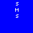 Blue background with white 'SMS' text and orange bars in four distinct arrangements.