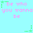 Light blue background with repeated pink text 'be who you wanna be' and green star-shaped pixel art elements.