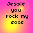 Pixelated text on a pink and yellow gradient background with four identical arranged in a