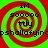 Four identical red and green spiral patterns with overlaid text reading "IM soooo tly pshallafying" arranged in a on a bright green background