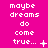 Pixelated text on bright pink background with animated punctuation variations across three