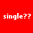 Four display 'single??' text in white pixelated font against red, dark red, black, and deep red backgrounds