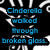 Six distinct text-based with pixelated fonts and varied backgrounds, each presenting a fairy-tale or romantic phrase