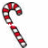 candy cane and broken heart icons with text variations, showing animated transitions between static states