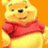 Two side-by-side pixelated Winnie the Pooh figures in red shirts against an orange background with purple text reading ALLISON on the right.