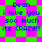 Pixelated text on a green and pink checkered background with diamond-shaped patterns, displaying 'Dean i love you soo much its CRAZY!!!' in blue letters.