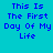 Four square display identical blue pixelated text on cyan, green, yellow, and light green backgrounds