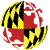 Pixelated circular icon with four quadrants of yellow, black, red, and white sections forming a shield-like pattern.