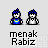 Pixel art animation of green car with blue character, showing progression from two figures to car-only views, then to collision with red debris.