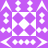 Pixelated purple and white geometric pattern with central diamond grid and surrounding arrow-like shapes.