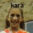 A static image of a person with light brown hair in a striped shirt, with text labels above each of three identical