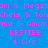 Pixelated text repeats across a blue background with green and blue rectangular blocks, showing 'Megziri & Megziri & Megziri & Megziri', 'Chels & TonChels & TonChels & Ton', 'Amanma & Amanma & Amanma & Aman', 'BESTIES', and '4 Life' in pink and white.