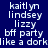 A static digital image displays a of text-based icons on a dark blue background with white and light blue text elements