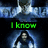 Animated icon shows a figure with long dark hair in blue and white clothing against a dark background, text changes from "I know" to "what you are" then displays "Molly Hartley".