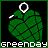 Animated green hop cone icon with white looped top, displaying sequential pixel changes