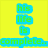 Yellow background with blue text reading 'his life is complete...' and a cartoon character in yellow clothing holding objects above head.