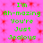 Green pixelated text on a pink background with red square patterns, repeating 'I'm Ah-mazing You're Just Jealous' in two