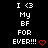 Pixelated text and red heart symbols repeat across a black background in three vertical , with no visible animation changes