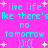 Pixelated cyan text on bright pink background with white starbursts, repeating 'live life like there's no tomorrow }i{', animated with subtle text flicker.