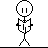 Pixel art stick figure sequence shows a character reading, then reacting with question marks and throwing books into a fire while text declares 'Books are EVIL!!!'