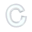 silver metallic 'C' shapes in various 3D orientations and states, displayed against a gray background