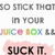 Pixelated text and colored blocks on a white background with a pink-tinged lower section.