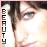 A static pixelated image of a person's face with vertical text reading "BEAUTY" on the left side.