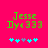 Green pixelated text 'Jesse Dy4 333' on bright pink background with cyan and gray star-like symbols below, two variations of symbol arrangement.