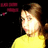 Pixelated image of a person in yellow clothing with red text overlays on black background, static display.