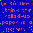 Static image with blue background, orange text repeating 'im so tired i think the rolled-up paper is a person', and scattered green dots.