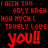 Animated contact sheet of a love-themed text-based icon with red and white pixelated lettering on black background, showing frame-by-frame color variations in the word "you!!".