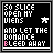 Black background with white text reading 'SO SLICE OPEN MY VIEWS AND LET THE ROMANCE BLEED AWAY' and a small star symbol, some frames show pink text or star color changes.
