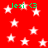 Red background with white stars and green text reading 'lexi <3' repeated across the image.