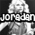 Four quadrant of celebrity-themed buddy icons with text overlays on grayscale and color backgrounds