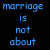 A 4x4 contact sheet of a text-based animated icon with colorful words on black background, displaying phrases about marriage and love across multiple frames.