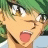 A 48x48 pixel animated buddy icon featuring a close-up of an anime character with green hair and wide eyes, alongside text reading "Anime IM" and "COM" on a black background.