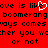Red background with black pixelated text repeating phrases and a white heart symbol replacing the 'o' in 'love', all static.
