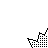 pixelated text and building icons with animated color changes on the building tops, displaying phrases like "KNOW THAT WHEN I SAY I'M JUST FINE" in black-and-white