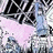 A 48x48 pixel animated buddy icon featuring a stylized anime character with blue hair and pink clothing against a black background, displayed as part of a contact sheet with two frames showing sequential animation.