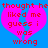 A static pixel art image with a bright blue background, featuring two identical pink broken hearts and red text reading "thought he liked me guess i was wrong".