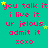 A static image with a teal background displays repeated text in red and yellow, including "you talk it i live it ur jeolous admit it xoxo" surrounded by small stars.