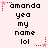 Pixelated text and star icons on a light pink background with repeated patterns.
