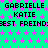 Static image with bright green background, pink stars, and repeated text in black pixelated font.