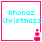 Four identical square display cyan text and a pink pixelated icon with a plus sign, each bordered in pink