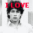 A four- displays a person in grayscale with red text overlays: 'I LOVE' top-left, 'YOU' top-right, and 'Nick!!!!' bottom-left